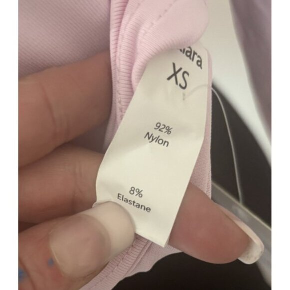 Light Pink Off-Shoulder Long Sleeve Top By Halara XS - Picture 9 of 12